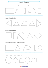 color the basic shapes worksheet