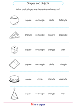 basic objects and shapes worksheet
