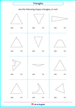 triangle basic shapes worksheet