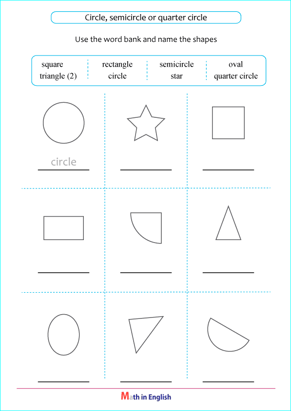 name basic shapes