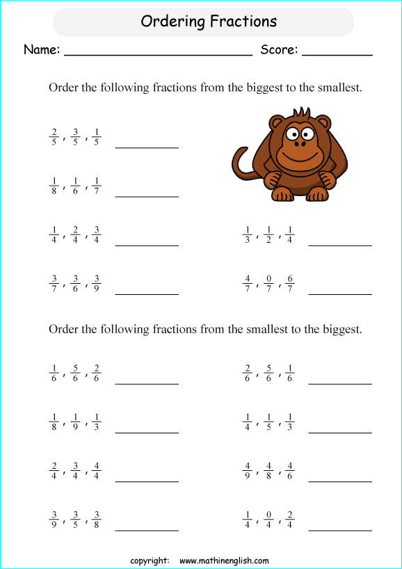 order-sets-of-basic-fractions-from-bigger-to-smaller-math-class-2-fraction-worksheet-with