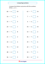 divide by 6 and 7 worksheet
