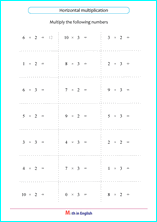 times tables of 2 and 3