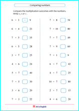 6 and 7 times tables