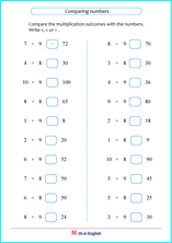 8 and 9 times tables