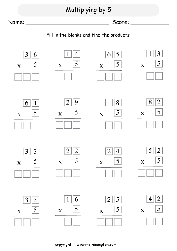 Multiplication Practice Worksheets Grade 3 5 Best Images Of 3rd Grade Math Worksheets