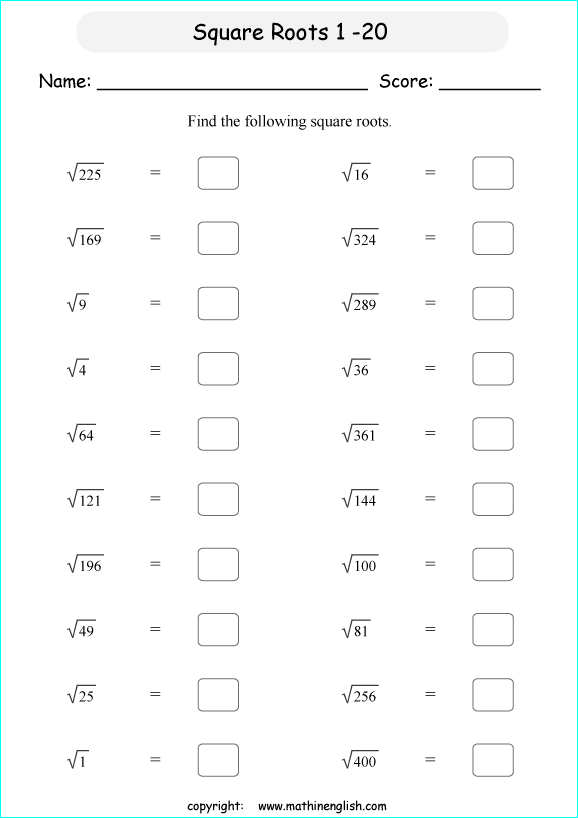 Cube Root Activities