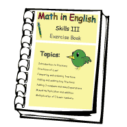 free math exercise workbooks and booklets for primary students in english