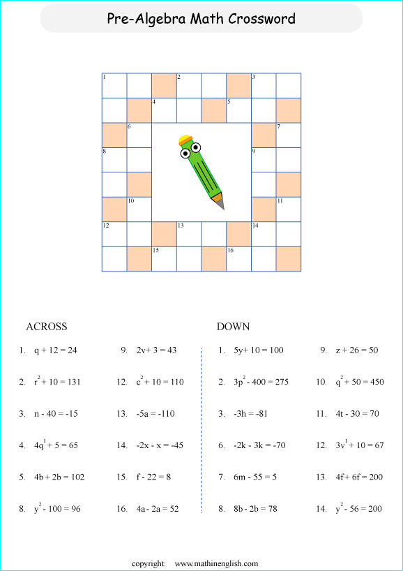 Printable Math Logic And Number Puzzle For Kids To Boost Math Skills And IQ 