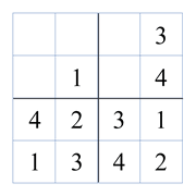 easy sudoku for kids printable
