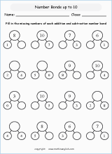 numbers up to 15 printable grade 1 math worksheet