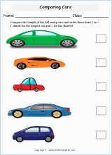 Length, height and length measurement primary math worksheets for ...