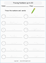 Write numbers up to 1,000 in words. Spelling and writing math worksheet ...