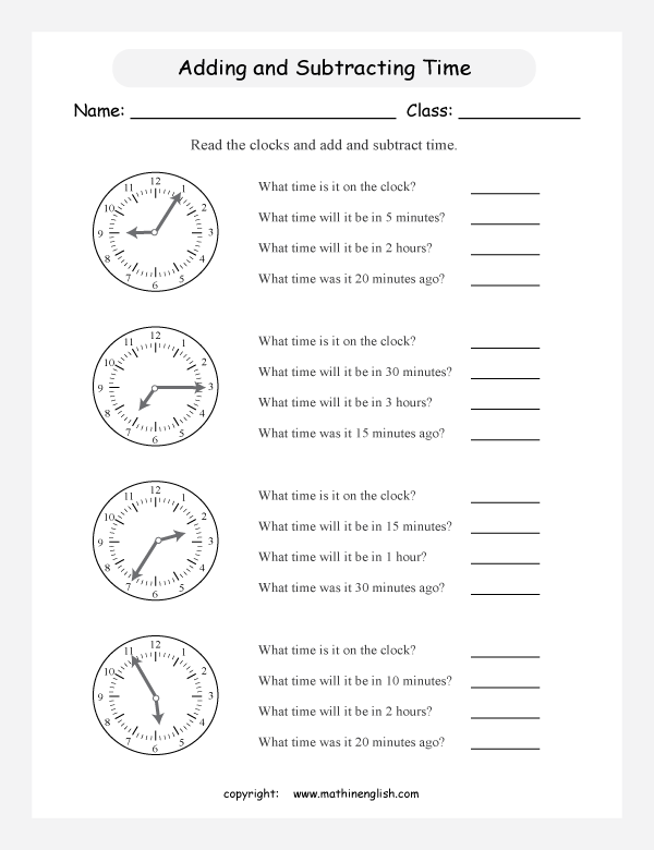 Printable primary math worksheet for math grades 1 to 6 based on 