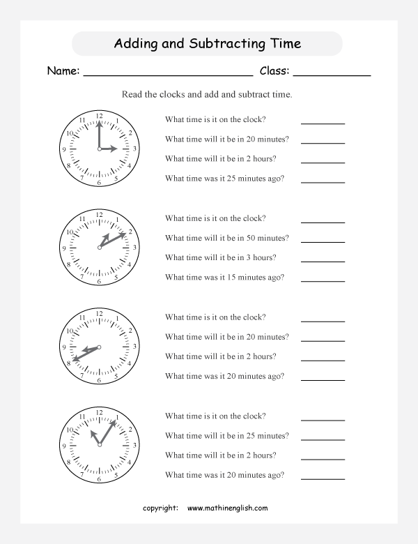 Printable primary math worksheet for math grades 1 to 6 based on 