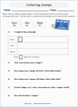 orange juice picture graph printable grade 3 math worksheet