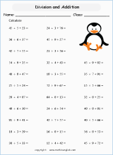 double brackets operations printable grade 5 math worksheet