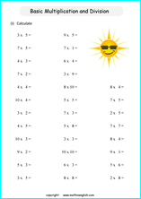 mixed multiplication and division worksheets