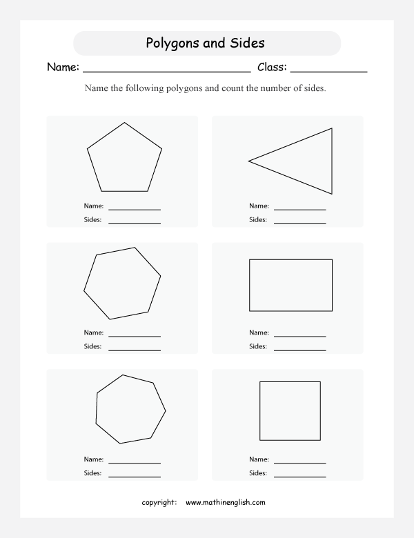 Do you know all the polygons up to 7 sides? IN this math geometry ...