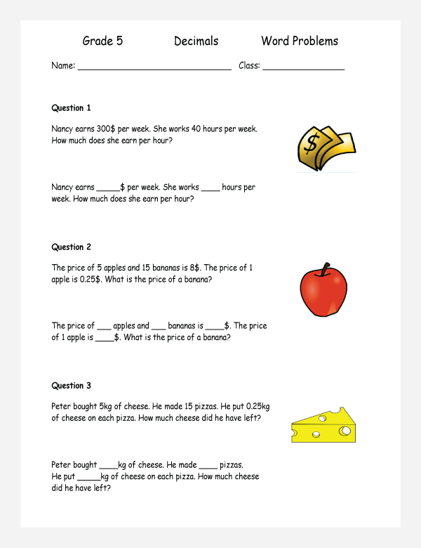 Printable Primary Math Worksheet For Math Grades 1 To 6 Based On The 