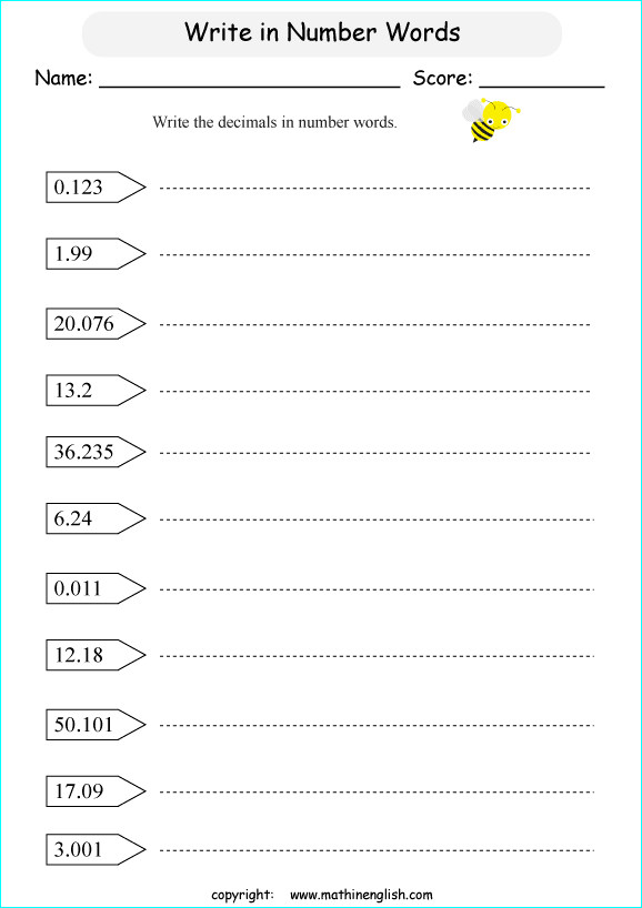 Printable Primary Math Worksheet For Math Grades 1 To 6 Based On The Singapore Math Curriculum 