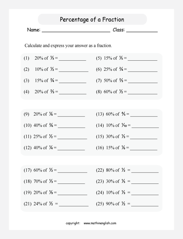 Calculate the percentage of a fraction and express your answer as a ...