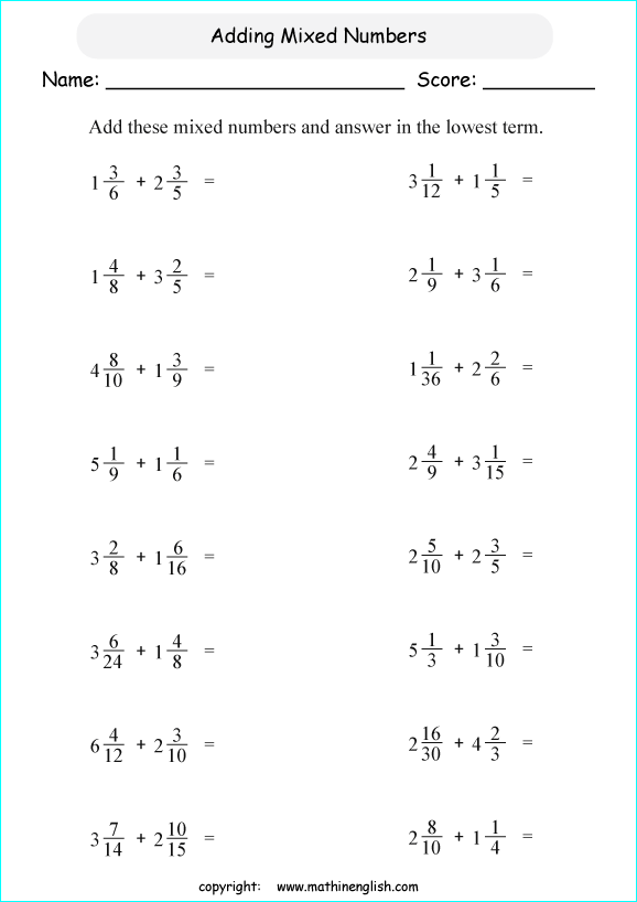 Free 6Th Grade Math Printable Worksheets Sixth Grade Math Worksheets Free Printable K5