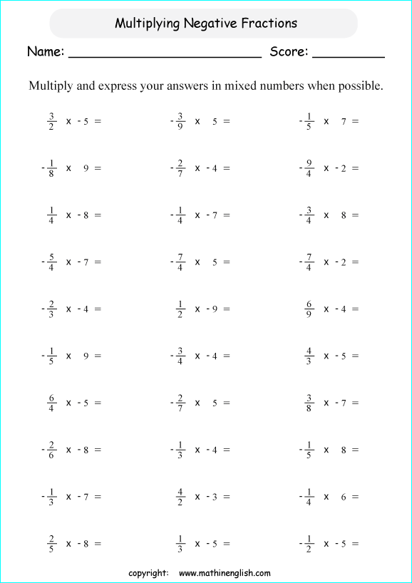 Printable Primary Math Worksheet For Math Grades 1 To 6 Based On The 